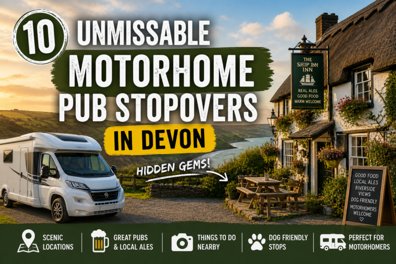 10 Unmissable Motorhome Pub Stopovers in Devon (Hidden Gems)