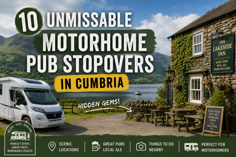10 Unmissable Motorhome Pub Stopovers in Cunbria (Hidden Gems)