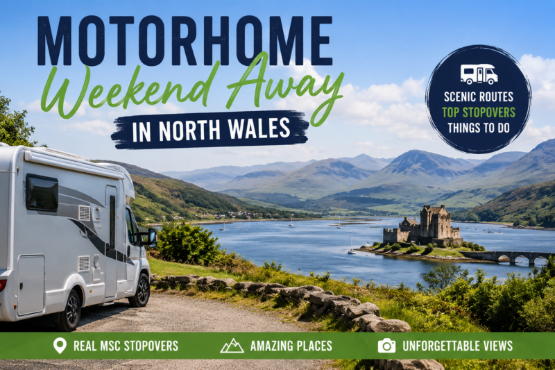 Motorhome Stopover weekend trip to north wales