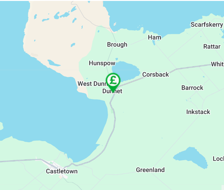 Dunnet Seadrift Car Park  NC 500 Motorhome Stopover